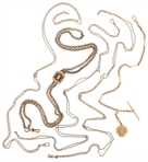 LADIES GOLD-FILLED POCKET WATCH FOBS 