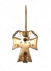 10K YELLOW GOLD SIGMA CHI FRATERNITY CROSS PIN
