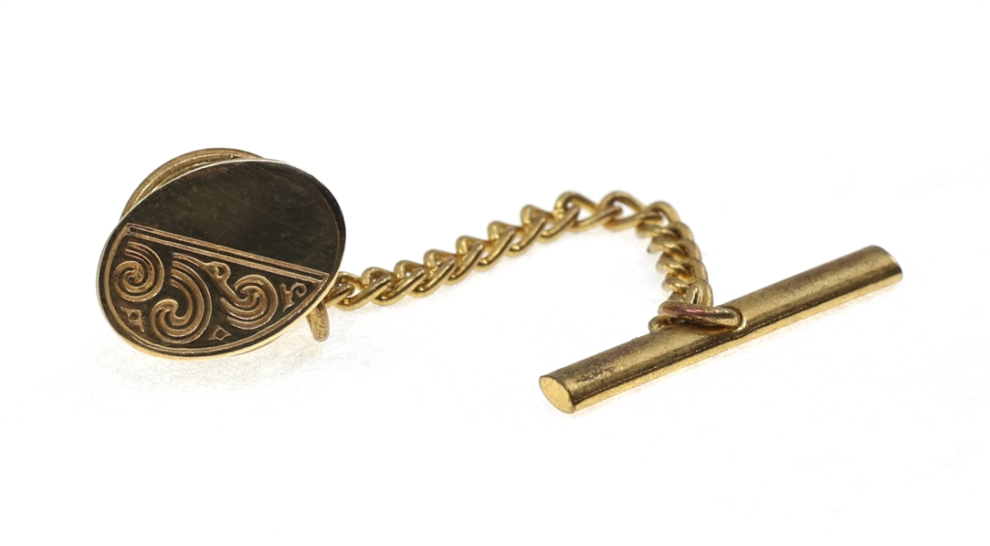 9K YELLOW GOLD TIE PIN