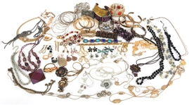 GOLD-TONE & SILVER-TONE COSTUME JEWELRY