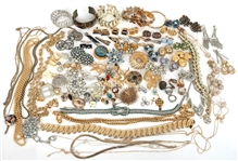 GOLD-TONE & SILVER-TONE COSTUME JEWELRY