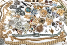GOLD-TONE & SILVER-TONE COSTUME JEWELRY