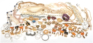 GOLD-TONE & SILVER-TONE COSTUME JEWELRY