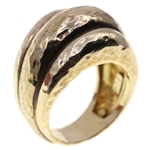 STERLING SILVER VERMEIL FASHION RING