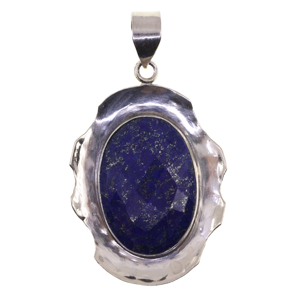 STERLING SILVER LAPIS LAZULI PENDANT