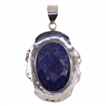 STERLING SILVER LAPIS LAZULI PENDANT