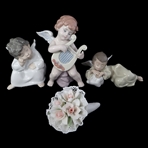 LLADRO PORCELAIN FIGURINES - LOT OF 4
