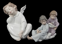 LLADRO PORCELAIN FIGURINES - LOT OF 2