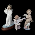 LLADRO PORCELAIN FIGURINES - LOT OF 3