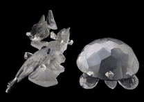 SWAROVSKI CRYSTAL FIGURINES - LOT OF 5
