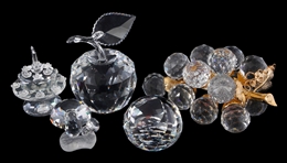 SWAROVSKI CRYSTAL FIGURINES - LOT OF 5