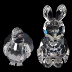 SWAROVSKI CRYSTAL FIGURINES - LOT OF 5