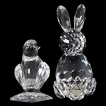 SWAROVSKI CRYSTAL FIGURINES - LOT OF 5