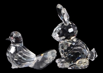 SWAROVSKI CRYSTAL FIGURINES - LOT OF 5