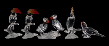 SWAROVSKI CRYSTAL FIGURINES - LOT OF 5
