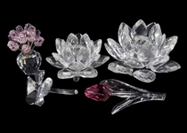 SWAROVSKI CRYSTAL FIGURINES - LOT OF 5