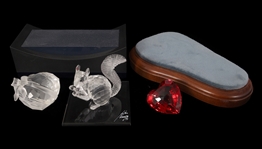 SWAROVSKI CRYSTAL FIGURINES & BASES
