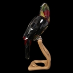 SWAROVSKI CRYSTAL FIGURINE TOUCAN IN BLACK DIAMOND
