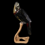 SWAROVSKI CRYSTAL FIGURINE TOUCAN IN BLACK DIAMOND