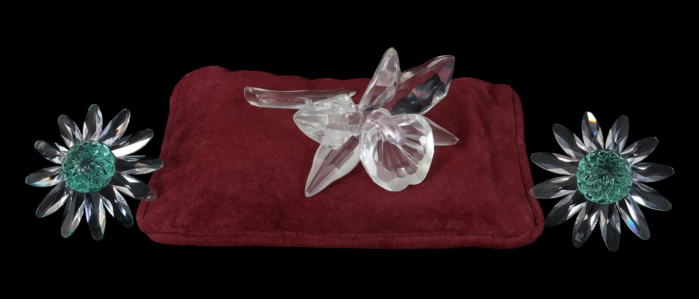 SWAROVSKI CRYSTAL FIGURINES - LOT OF 3
