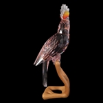 SWAROVSKI CRYSTAL PARADISE BIRDS PINK COCKATOO FIGURINE