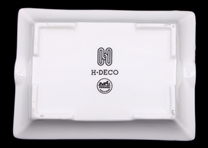 HERMES PORCELAIN H-DECO MINIATURE ASHTRAY