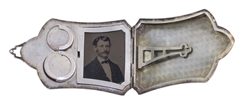 STERLING SILVER J.E. BLAKE COMPACT COIN PURSE 