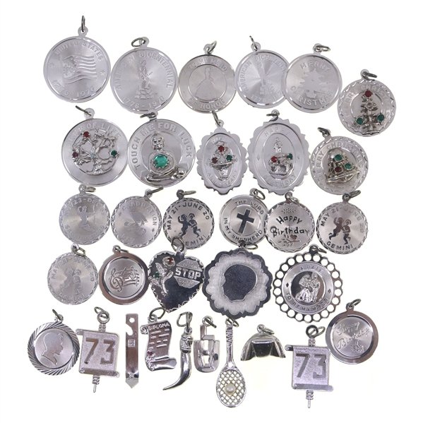 STERLING SILVER NOVELTY CHARMS 