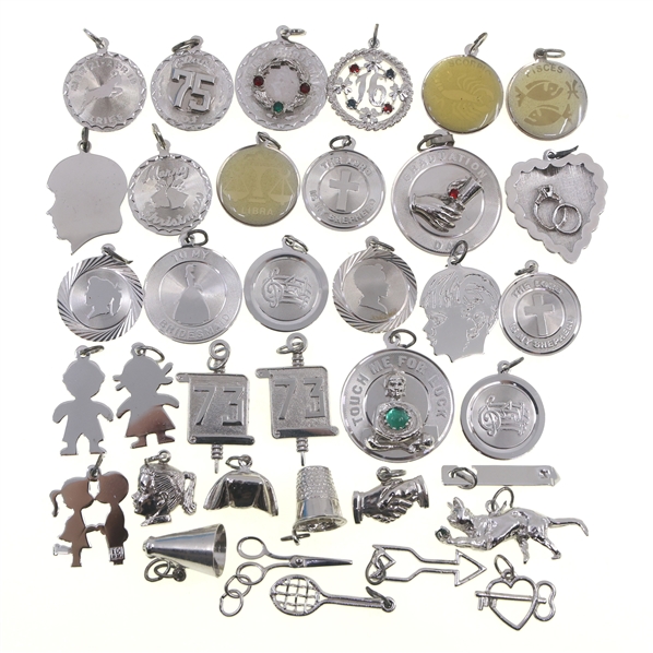 STERLING SILVER NOVELTY CHARMS 