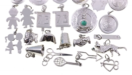 STERLING SILVER NOVELTY CHARMS 