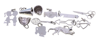 STERLING SILVER NOVELTY CHARMS 