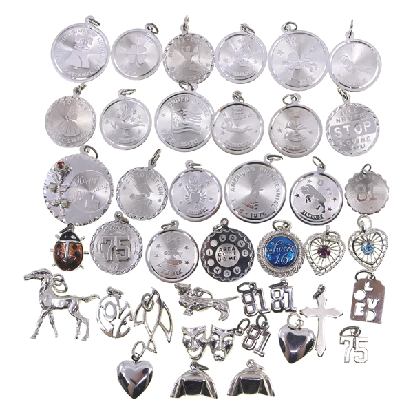 STERLING SILVER NOVELTY CHARMS 
