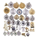 STERLING SILVER VERMEIL NOVELTY CHARMS 