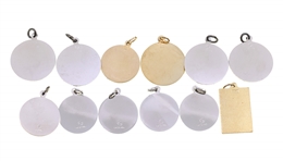 STERLING SILVER VERMEIL NOVELTY CHARMS 