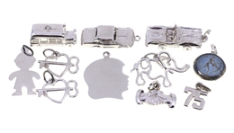 STERLING SILVER NOVELTY CHARMS 