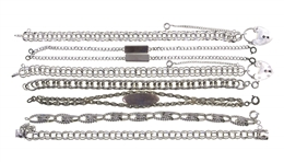 STERLING SILVER CHAIN FASHION BRACELETS
