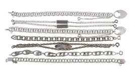STERLING SILVER CHAIN FASHION BRACELETS