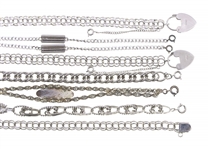 STERLING SILVER CHAIN FASHION BRACELETS