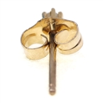 14K WHITE & YELLOW GOLD 0.04 CTW DIAMOND EARRINGS