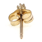 14K WHITE & YELLOW GOLD 0.04 CTW DIAMOND EARRINGS