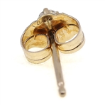 14K WHITE & YELLOW GOLD 0.04 CTW DIAMOND EARRINGS