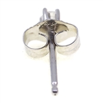 14K WHITE & YELLOW GOLD 0.04 CTW DIAMOND EARRINGS