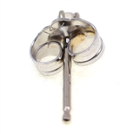 14K WHITE & YELLOW GOLD 0.04 CTW DIAMOND EARRINGS