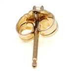 14K WHITE & YELLOW GOLD 0.04 CTW DIAMOND EARRINGS