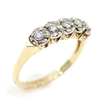 14K YELLOW GOLD 0.15 CTW DIAMOND BAND