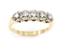 14K YELLOW GOLD 0.15 CTW DIAMOND BAND