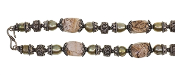 STERLING SILVER SEMI-PRECIOUS STONE BEADED JEWELRY