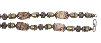 STERLING SILVER SEMI-PRECIOUS STONE BEADED JEWELRY