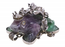 STERLING SILVER SEMI-PRECIOUS STONE JEWELRY 