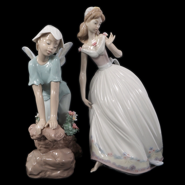 LLADRO PORCELAIN FIGURINES - LOT OF 2